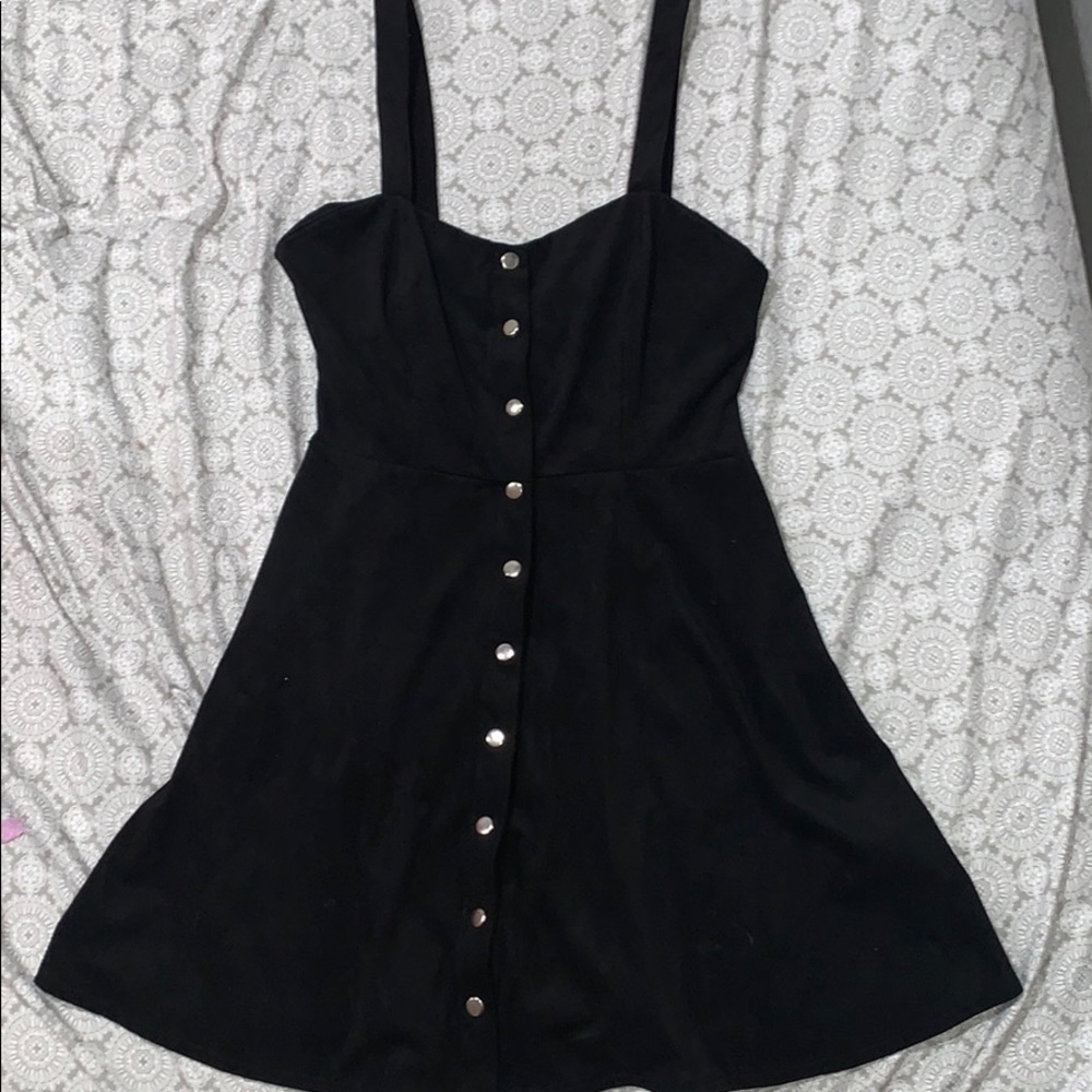 Black Button Up Dress